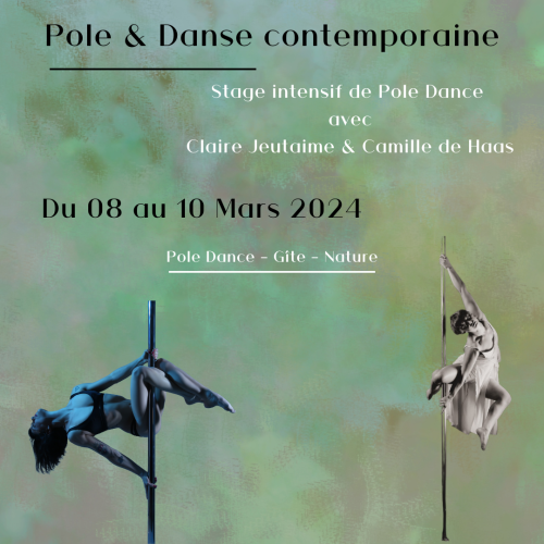 Pole camp Pole & Danse contemporaine du 8 au 10 Mars